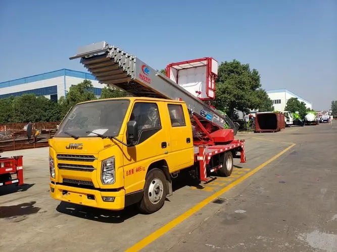 张家口下花园附近云梯车出租 砂石搬运